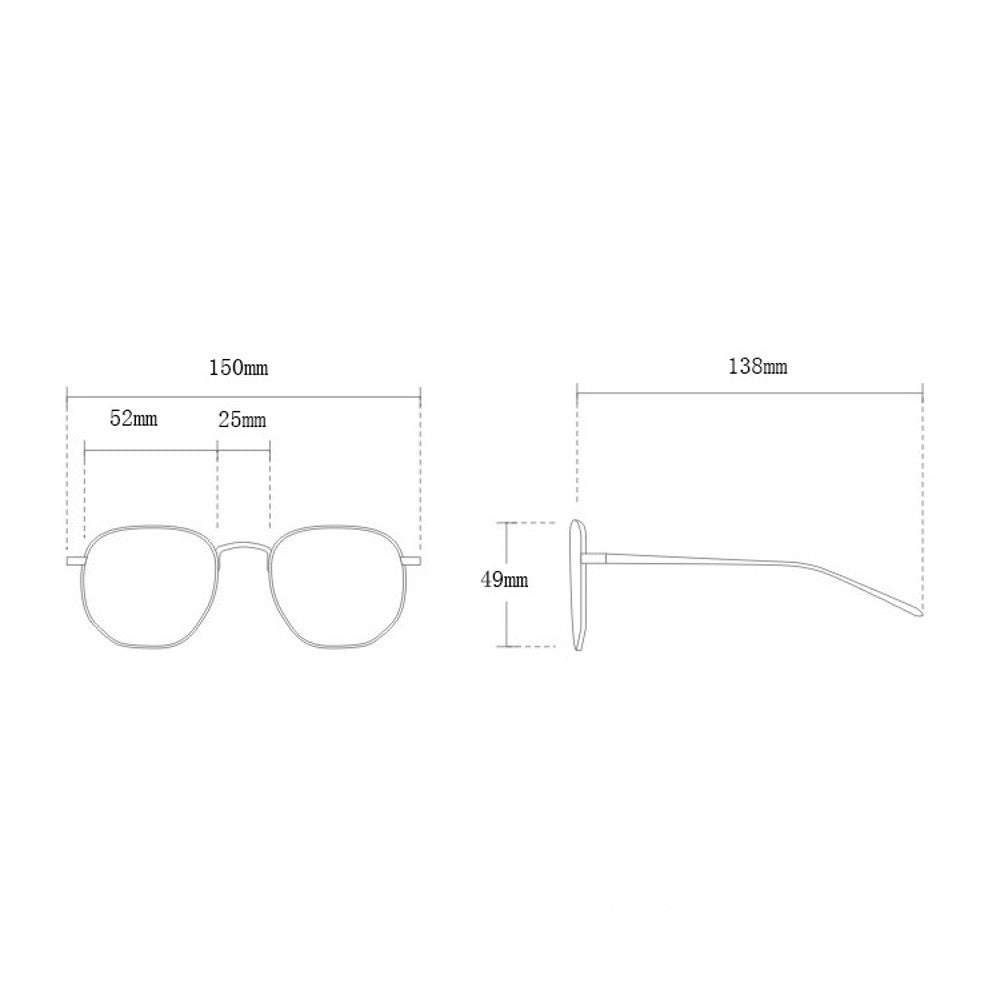Blue Light Glasses for Computer Anti Glare Oversized Square Frame - Teddith - US