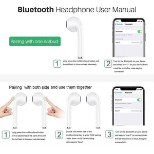 Bluetooth Headphones Earbuds with Charging Case - Teddith - US