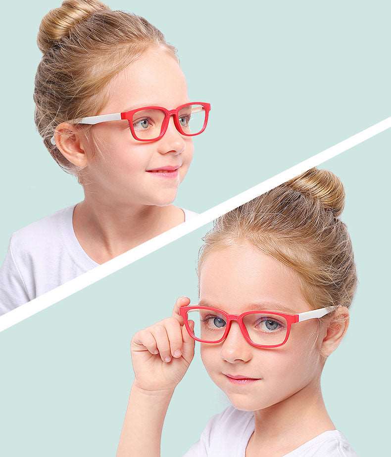 Blue Light Blocking Computer Screen Reading Glasses for Kids Ages [3-9] - Malik - Teddith - US