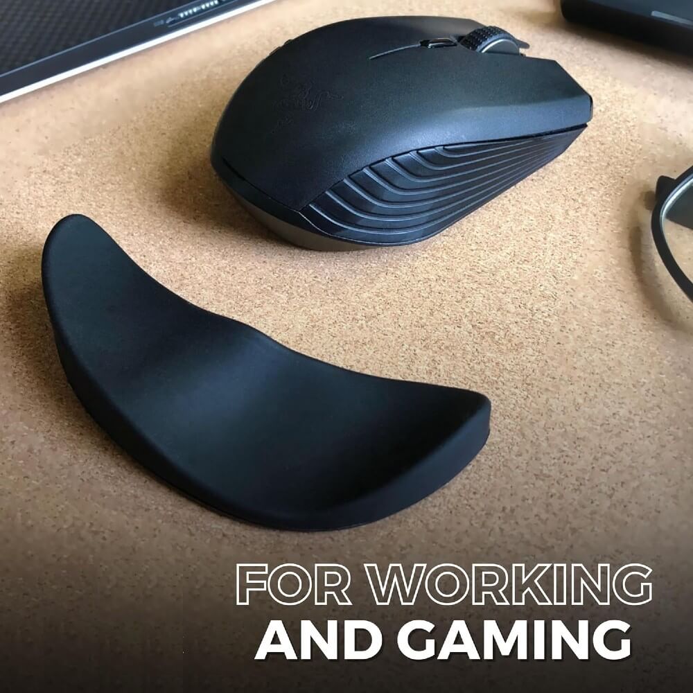 Ergonomic Mouse Wrist Rest Carpal Tunnel Support Pain Relief Anti-Fatigue Easy Glide Computer Laptop Gaming - Teddith - US