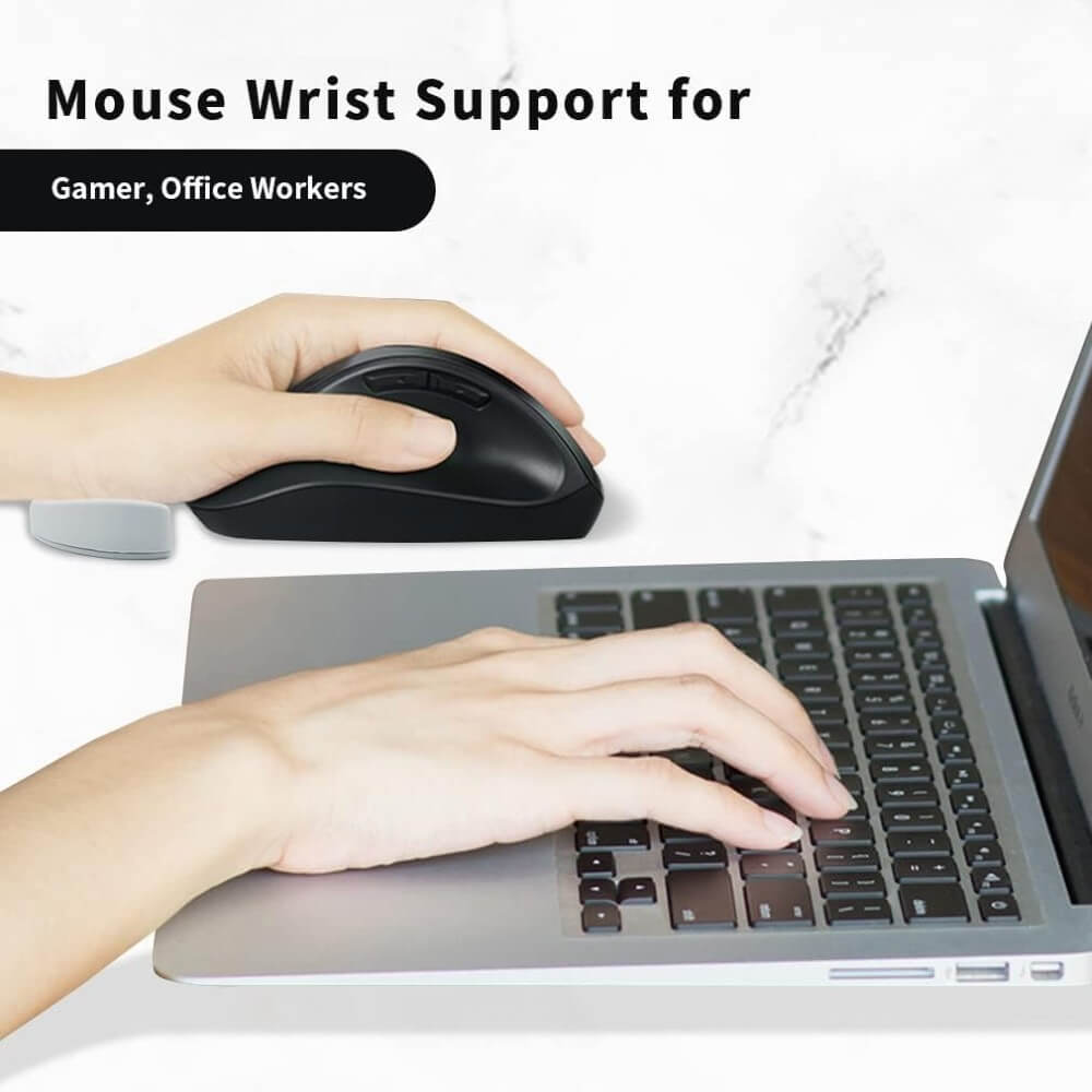 Ergonomic Mouse Wrist Rest Carpal Tunnel Support Pain Relief Anti-Fatigue Easy Glide Computer Laptop Gaming - Teddith - US