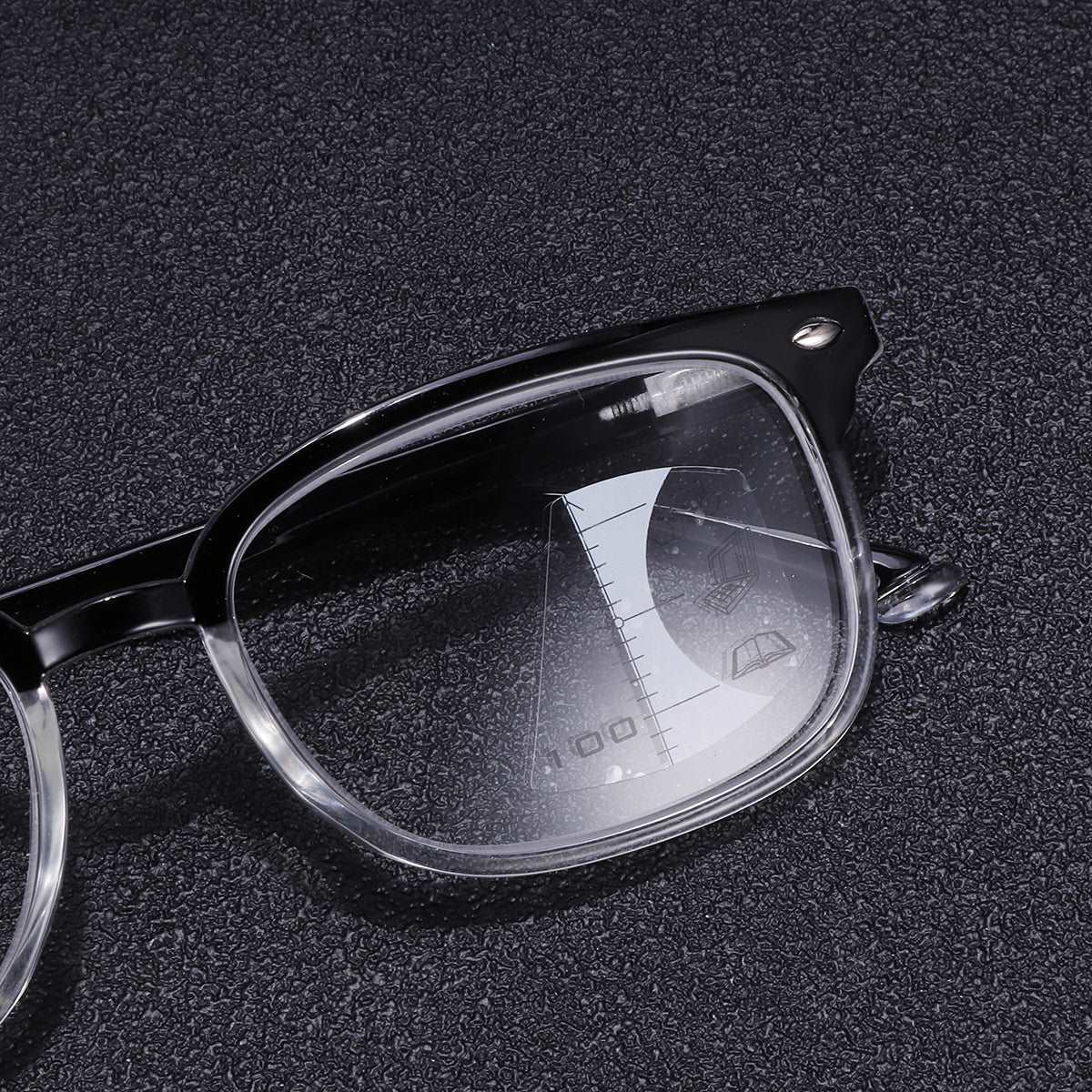 Blue Light Blocking Progressive Multifocal Reading Glasses - B/Clear - Teddith - US