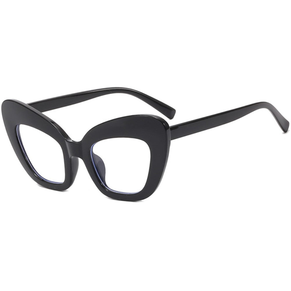 Blue Light Glasses for Computer Anti Glare Oversized Cat Eye Frame - Teddith - US