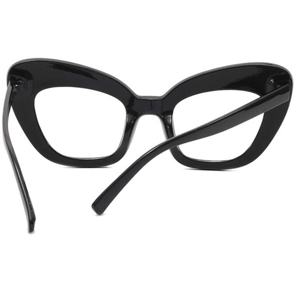 Blue Light Glasses for Computer Anti Glare Oversized Cat Eye Frame - Teddith - US