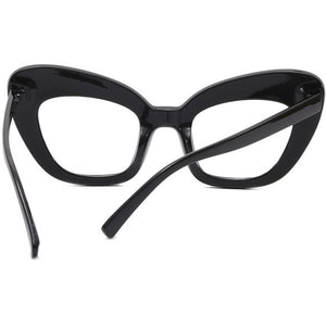 Blue Light Glasses for Computer Anti Glare Oversized Cat Eye Frame - Teddith - US