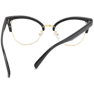 Blue Light Blocking Glasses for Computer Gaming Anti Glare Cat Eye Frame for Women - Teddith - US
