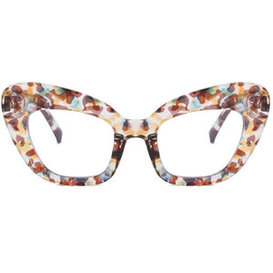 Blue Light Glasses for Computer Anti Glare Oversized Cat Eye Frame - Teddith - US