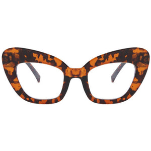 Blue Light Glasses for Computer Anti Glare Oversized Cat Eye Frame - Teddith - US