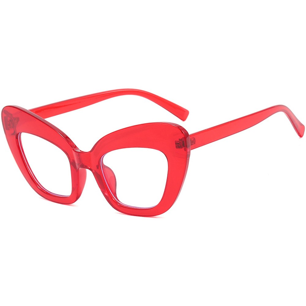 Blue Light Glasses for Computer Anti Glare Oversized Cat Eye Frame - Teddith - US