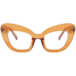 Blue Light Glasses for Computer Anti Glare Oversized Cat Eye Frame - Teddith - US
