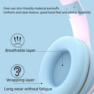 Cat Ear Headphones Noise Canceling Microphone LED Lights Gaming Headset - Teddith - US