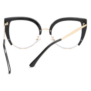Blue Light Glasses for Computer Anti Glare Cat Eye Frame for Women - Nacho - Teddith - US