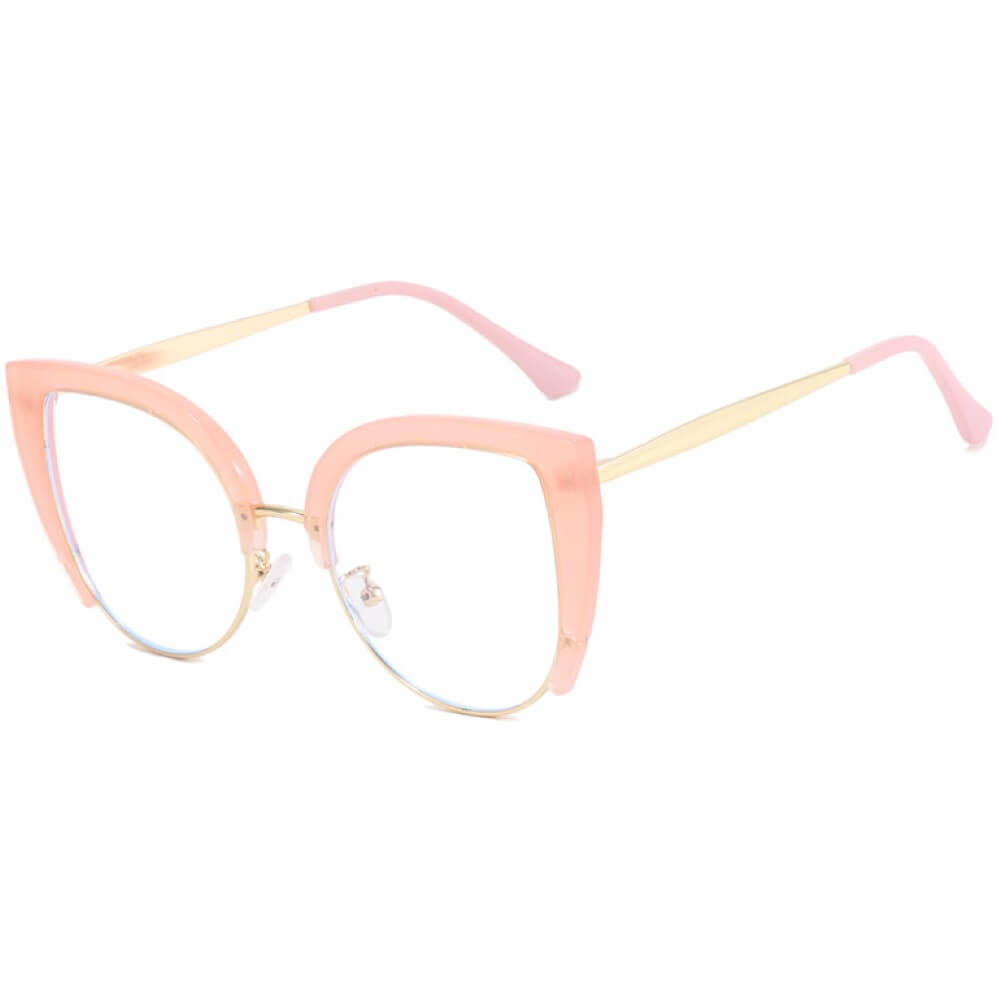 Blue Light Glasses for Computer Anti Glare Cat Eye Frame for Women - Nacho - Teddith - US