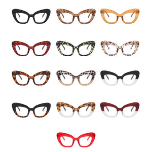 Blue Light Glasses for Computer Anti Glare Oversized Cat Eye Frame - Teddith - US