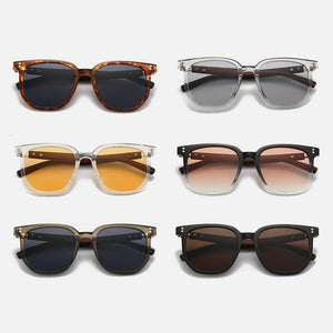 Square Oversized Polarized Sunglasses UV400 Protection for Women Men - Teddith - US
