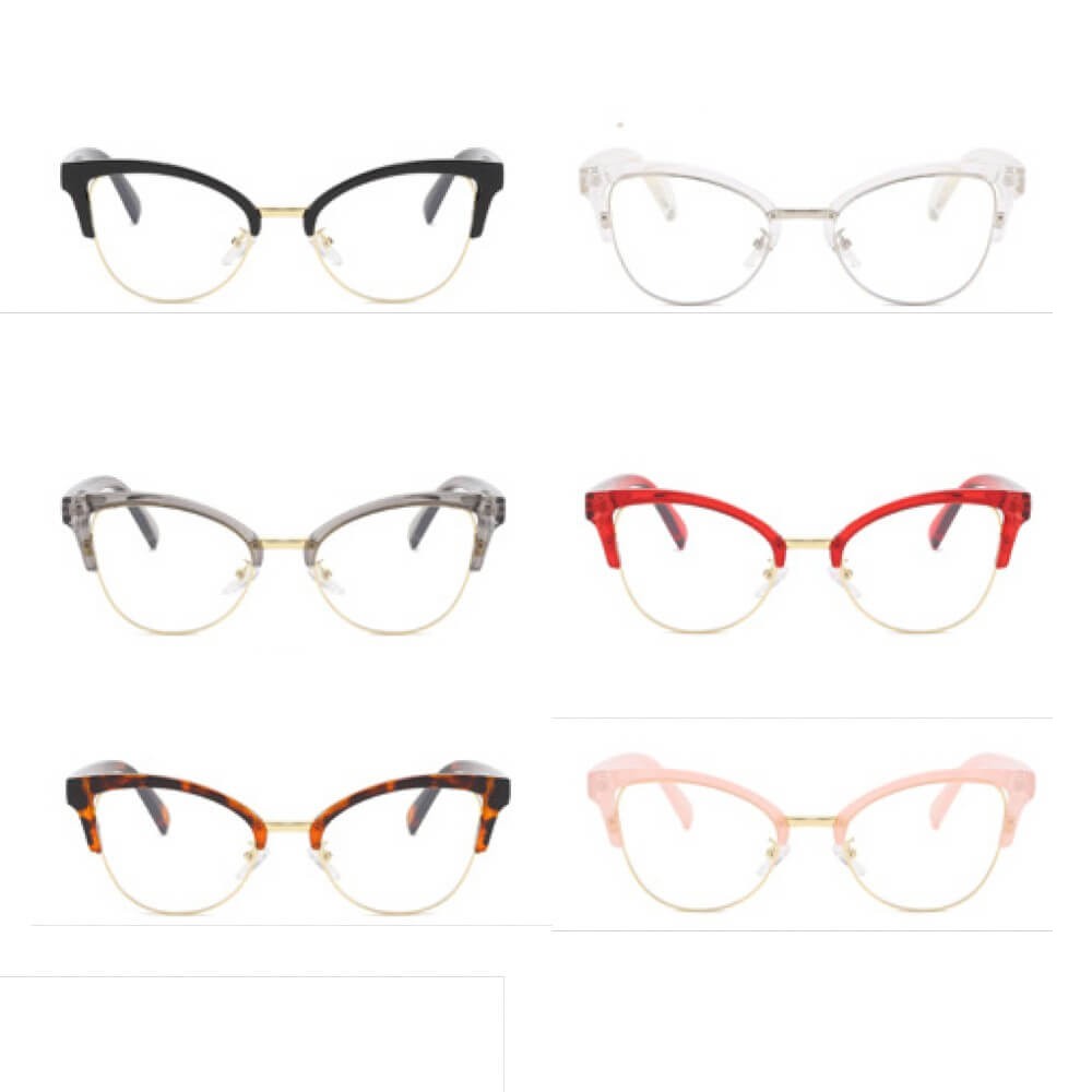 Blue Light Blocking Glasses for Computer Gaming Anti Glare Cat Eye Frame for Women - Teddith - US