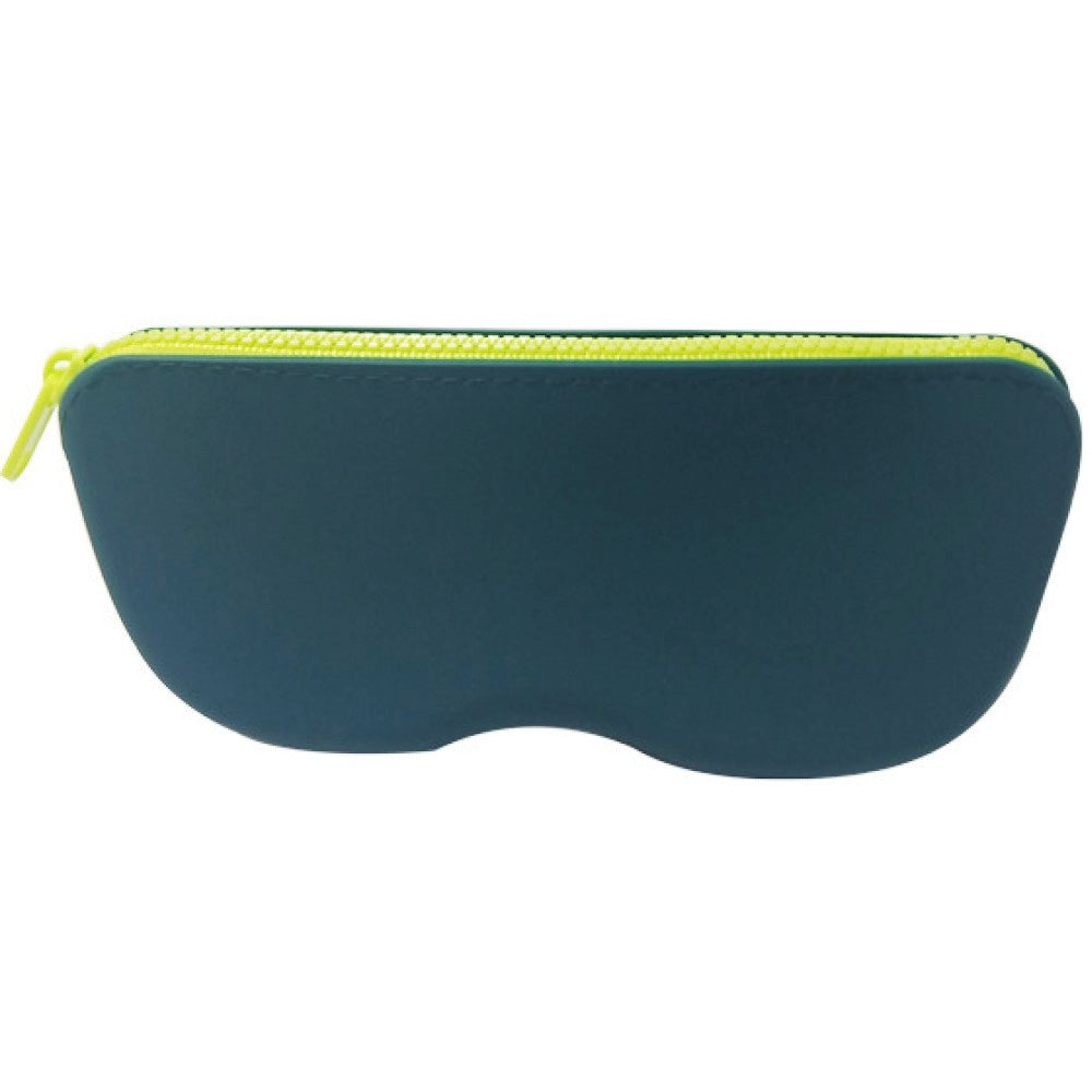 Large Silicone Sunglasses Pouch Case with Zipper Eyeglasses Organizer Soft Bag - Teddith - US