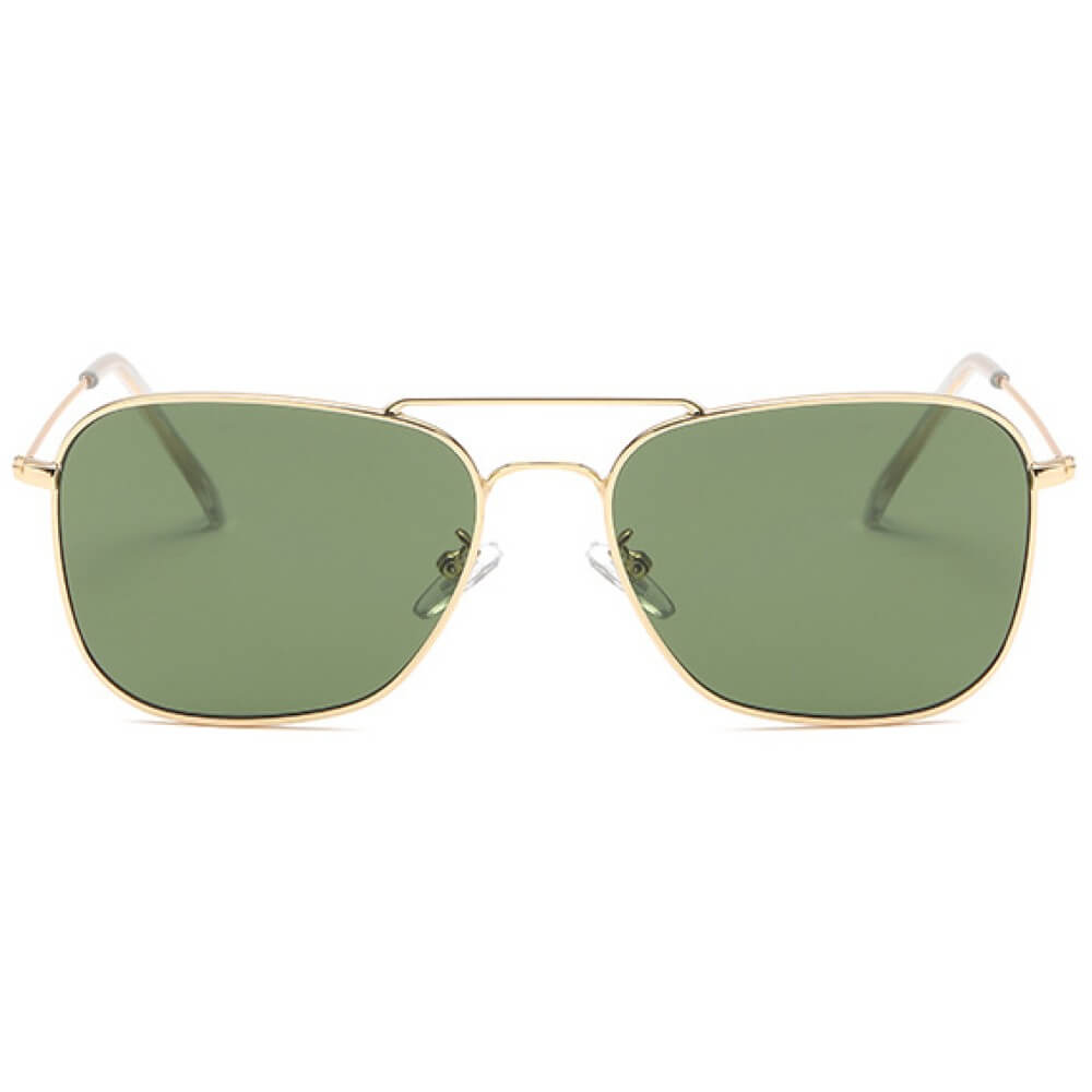 Aviator Reverse Square Sunglasses Polarized Anti-Glare 100% UV Protection Inverted Lens - Teddith - US