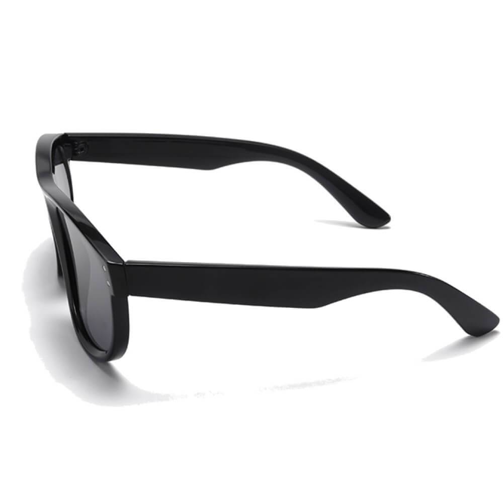 Reverse Sunglasses Square Frame Polarized Anti-Glare 100% UV Protection Concave Lens - Teddith - US