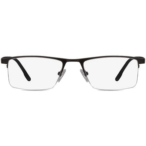 Blue Light Glasses for Computer Anti Glare Half Rim Rectangle Frame - Teddith - US