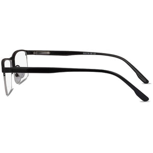 Blue Light Glasses for Computer Anti Glare Half Rim Rectangle Frame - Teddith - US