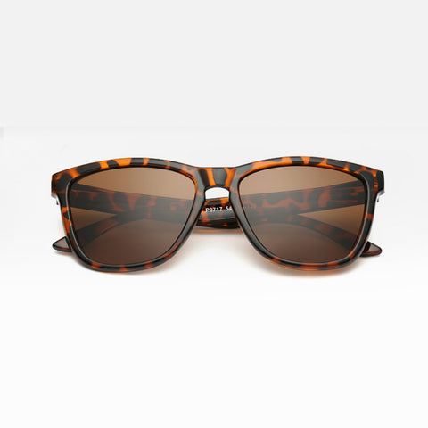 Polarized Sunglasses for Men/Women Gradient Wayfarer Frame - Leopard - Teddith - US
