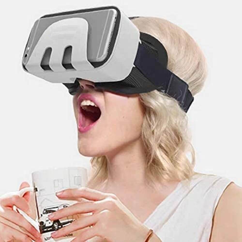 VR Headset Virtual Reality Goggles 3D Glasses Blocking Blue Light for iPhone Android Samsung Smartphones - Teddith - US