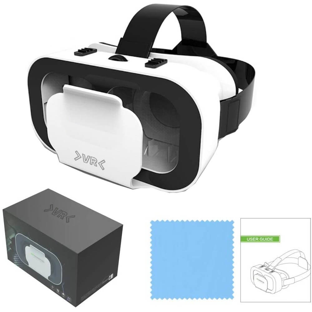 VR Headset Virtual Reality Goggles 3D Glasses Blocking Blue Light for iPhone Android Samsung Smartphones - Teddith - US