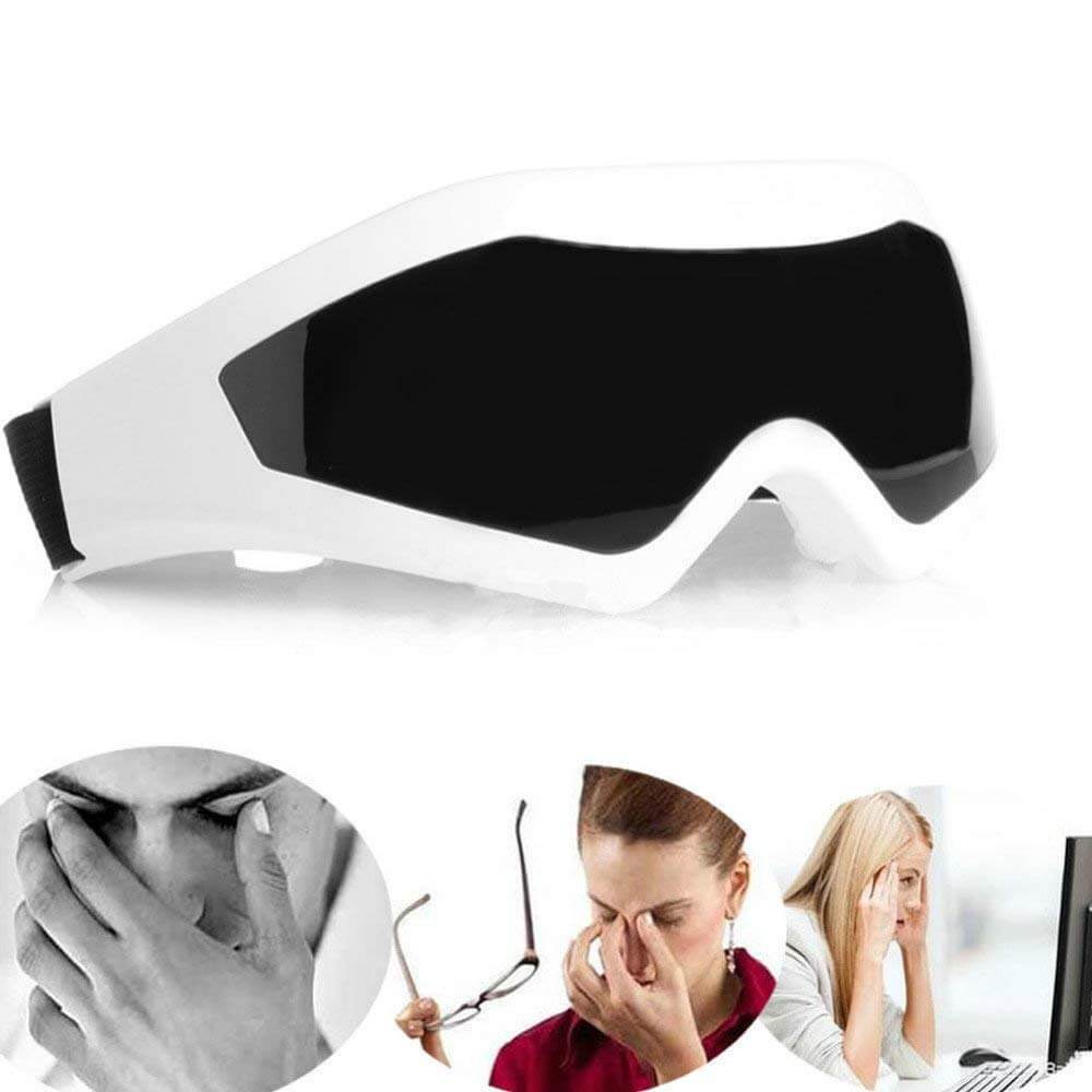 Eye Massager with Vibration for Relax and Reduce Eye Strain Dark Circles Eye Bags Dry Eye Improve Sleep - Teddith - US