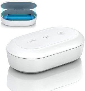 UV Sterilizer Box Ultraviolet Light Bacteria Sanitizer Disinfection Box Wireless Charger - Teddith - US
