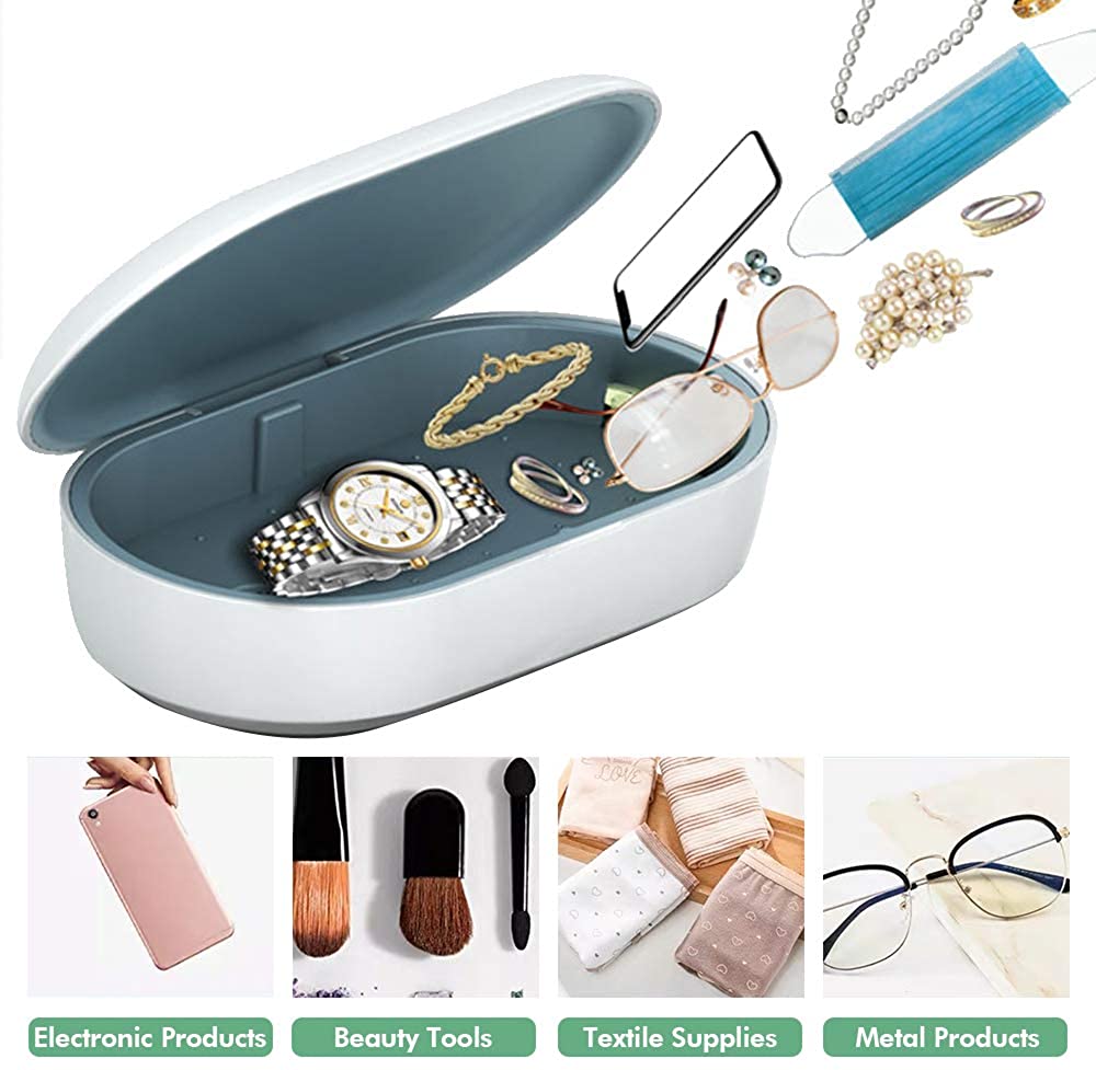 UV Sterilizer Box Ultraviolet Light Bacteria Sanitizer Disinfection Box Wireless Charger - Teddith - US