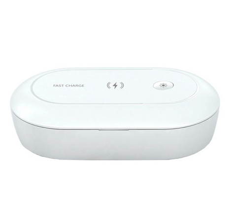 UV Sterilizer Box Ultraviolet Light Bacteria Sanitizer Disinfection Box Wireless Charger - Teddith - US