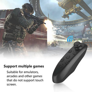 VR Remote Controller Bluetooth Gamepad Control Video Game Selfie E-Book Nook Page Mouse Virtual Reality Headset PC Tablet Laptop iPhone Smart Phone - Teddith - US