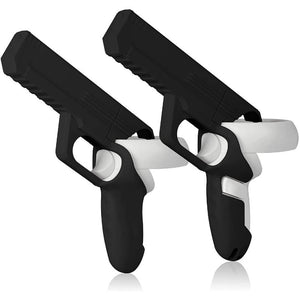 VR Game Gun for Oculus Quest 2 Enhanced Gaming Experience Controllers Pistol Case Compatible with Pistol Whip VR Games - Teddith - US