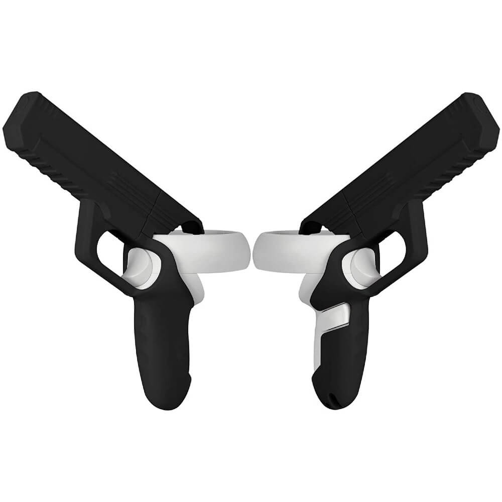 VR Game Gun for Oculus Quest 2 Enhanced Gaming Experience Controllers Pistol Case Compatible with Pistol Whip VR Games - Teddith - US