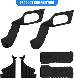 VR Game Gun for Oculus Quest 2 Enhanced Gaming Experience Controllers Pistol Case Compatible with Pistol Whip VR Games - Teddith - US