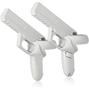 VR Game Gun for Oculus Quest 2 Enhanced Gaming Experience Controllers Pistol Case Compatible with Pistol Whip VR Games - Teddith - US