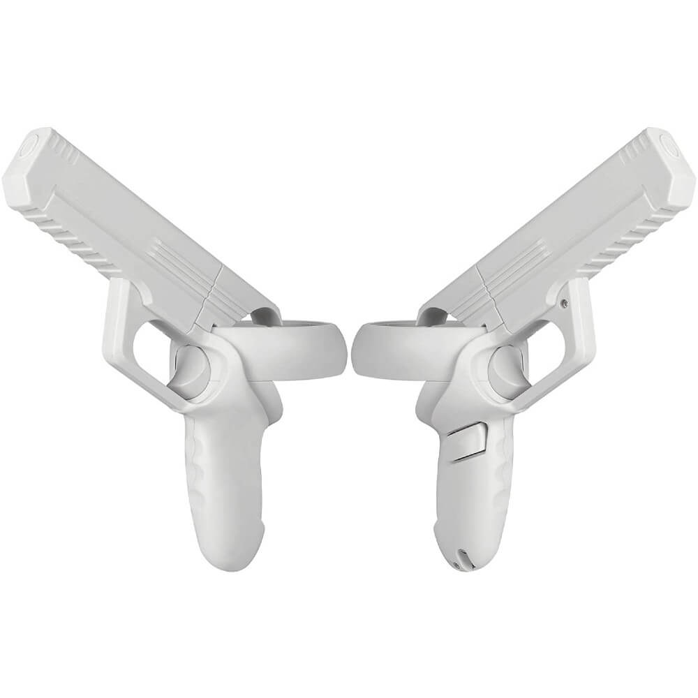 VR Game Gun for Oculus Quest 2 Enhanced Gaming Experience Controllers Pistol Case Compatible with Pistol Whip VR Games - Teddith - US