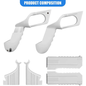 VR Game Gun for Oculus Quest 2 Enhanced Gaming Experience Controllers Pistol Case Compatible with Pistol Whip VR Games - Teddith - US