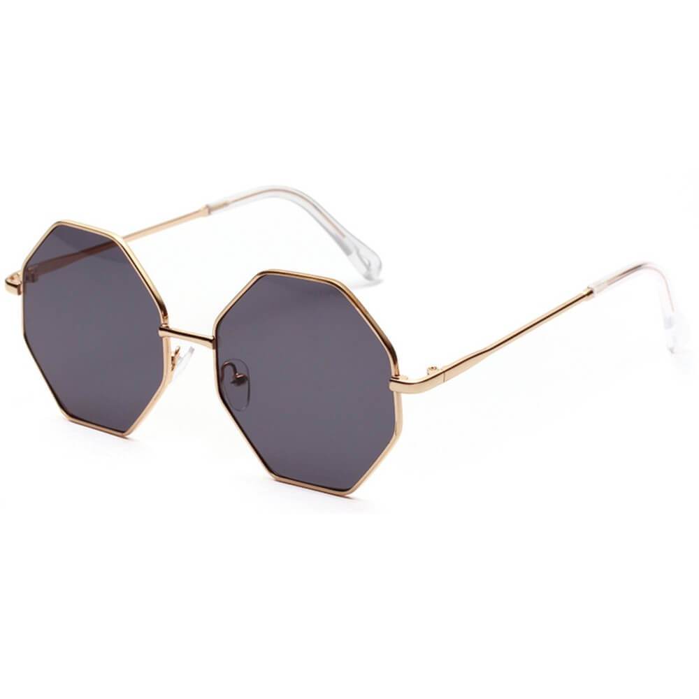 Sunglasses for Women Polygon UV400 Lenses Shades - Teddith - US