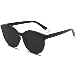 Fashion Sunglasses for Women Round Oversized Vintage Shades - Teddith - US
