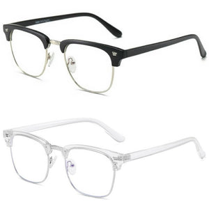 Blue Light Blocking Glasses - Clubmaster (2 Pack) - Teddith - US
