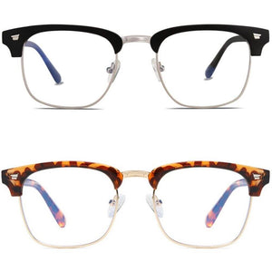 Blue Light Blocking Glasses - Clubmaster (2 Pack) - Teddith - US
