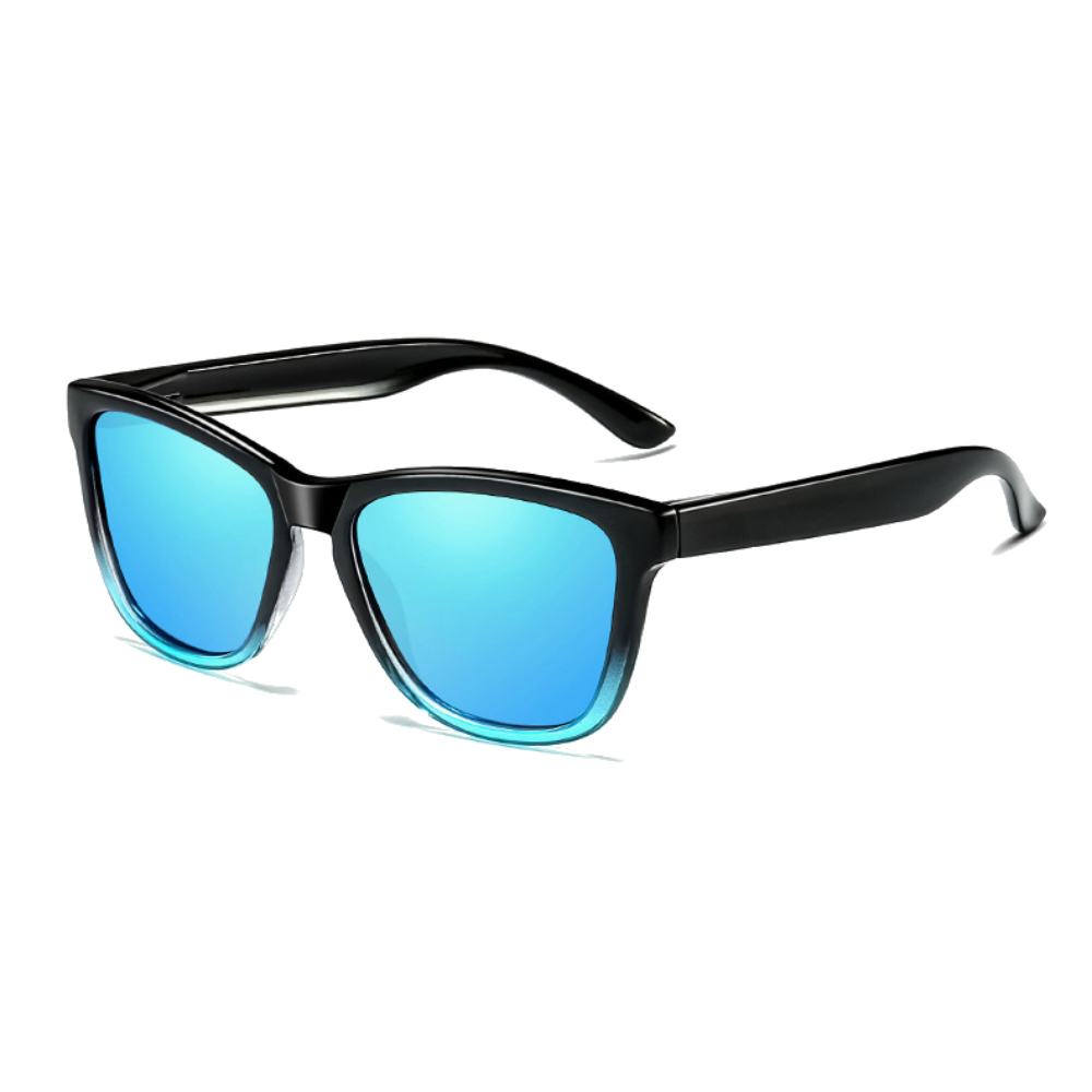 Polarized Sunglasses for Men/Women Gradient Wayfarer Frame - Blue - Teddith - US