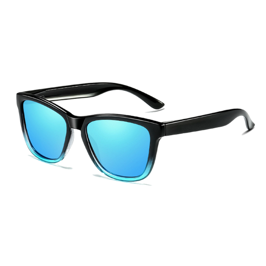 Polarized Sunglasses for Men/Women Gradient Wayfarer Frame - Blue - Teddith - US