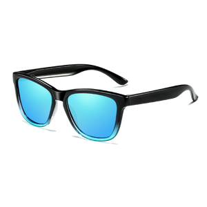 Polarized Sunglasses for Men/Women Gradient Wayfarer Frame - Blue - Teddith - US