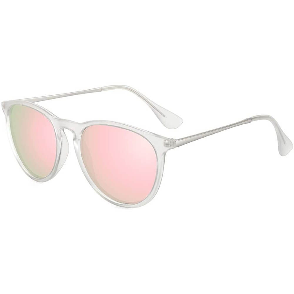 Polarized Sunglasses for Women Vintage Retro Round Frame - Maggie - Teddith - US