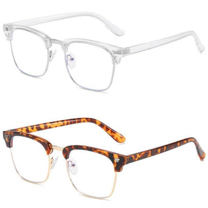Blue Light Blocking Glasses - Clubmaster (2 Pack) - Teddith - US