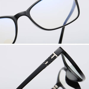 Blue Light Blocking Glasses for Computer Gaming Square Frame - Bock - Teddith - US