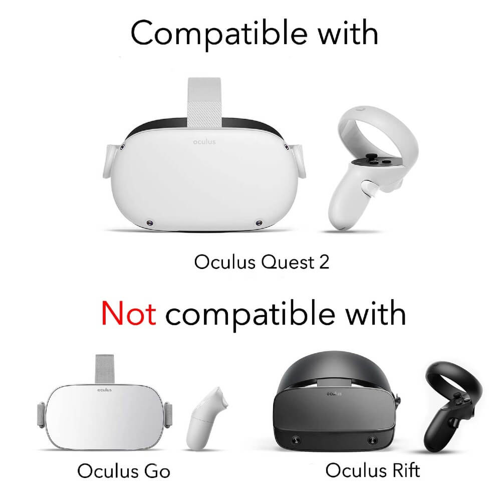 VR Game Gun for Oculus Quest 2 Enhanced Gaming Experience Controllers Pistol Case Compatible with Pistol Whip VR Games - Teddith - US